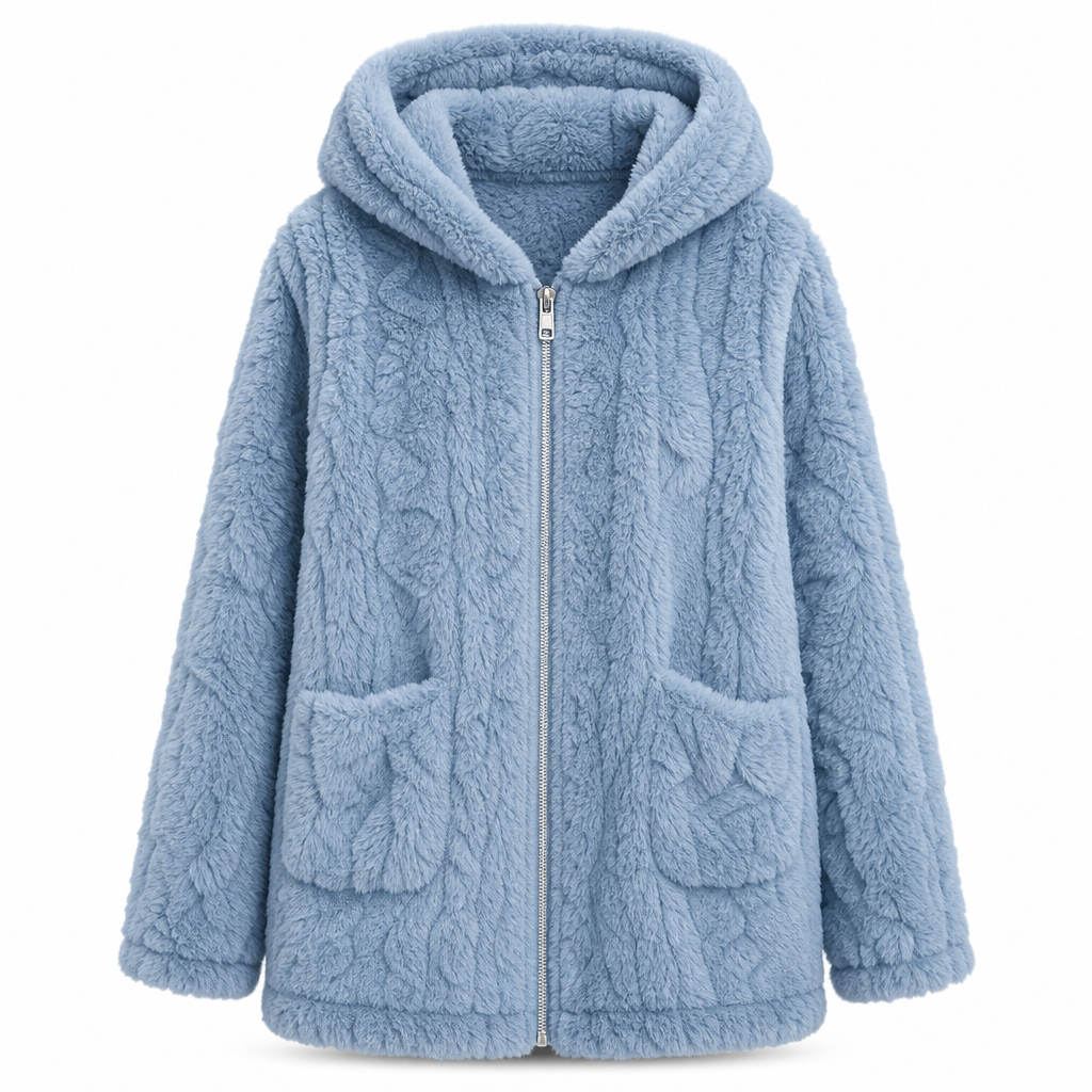 💖Limited-Time Sale💖 ❄️Women's Casual Plush Solid Color Cardigan🧸