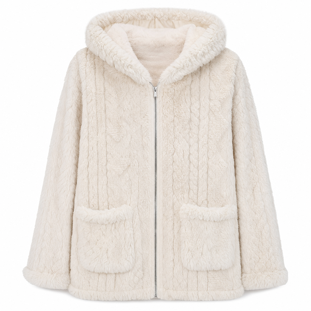 💖Limited-Time Sale💖 ❄️Women's Casual Plush Solid Color Cardigan🧸