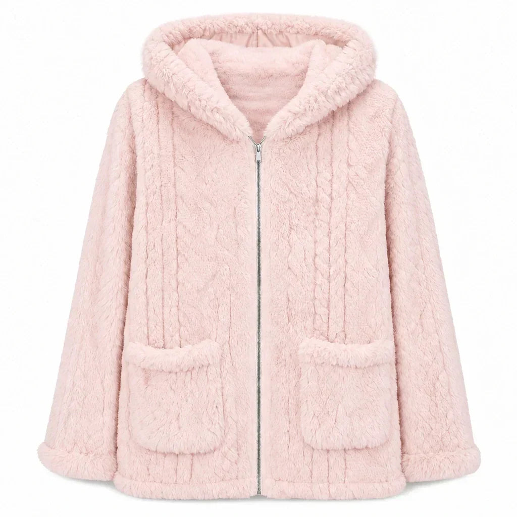 💖Limited-Time Sale💖 ❄️Women's Casual Plush Solid Color Cardigan🧸