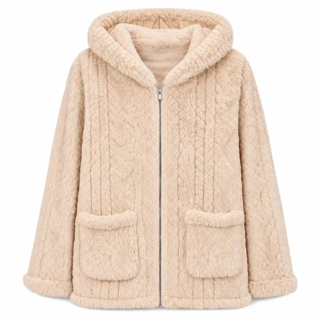 💖Limited-Time Sale💖 ❄️Women's Casual Plush Solid Color Cardigan🧸