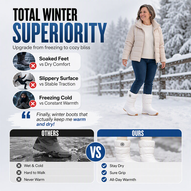 ❄️Women's Winter Mid-Calf Non-Slip Snow Boots