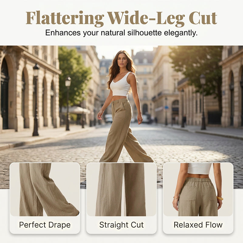 Women's Wide Leg Casual Pants