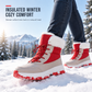 Women's Winter Snow Boots Thickened Mid Calf Boots for Outdoor Travel Plus Size🔥
