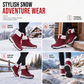 Women's Winter Snow Boots Thickened Mid Calf Boots for Outdoor Travel Plus Size🔥