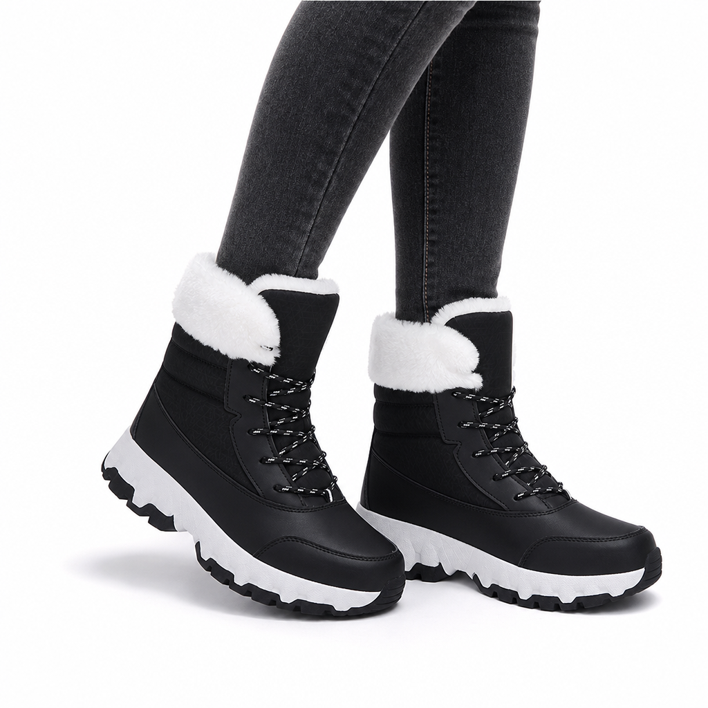 Women's Winter Snow Boots Thickened Mid Calf Boots for Outdoor Travel Plus Size🔥