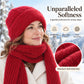 🧣 Toasty Comfort, Head-to-Neck Coverage | Women's Winter Warm Hooded Scarf