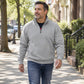 🧥 Toasty Warmth, Easy Layered Comfort | Men's Warm Half-Zip Sweatshirt