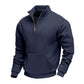 🧥 Toasty Warmth, Easy Layered Comfort | Men's Warm Half-Zip Sweatshirt