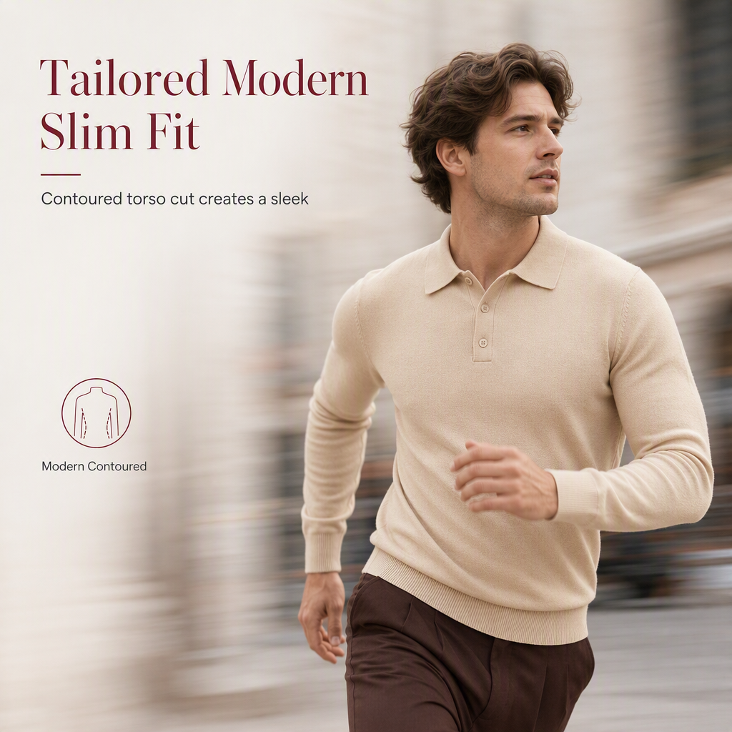🧶 Clean Solid Look, Easy Layered Comfort | Men's Solid Color Long Sleeve Knit Shirt Pullover Sweater