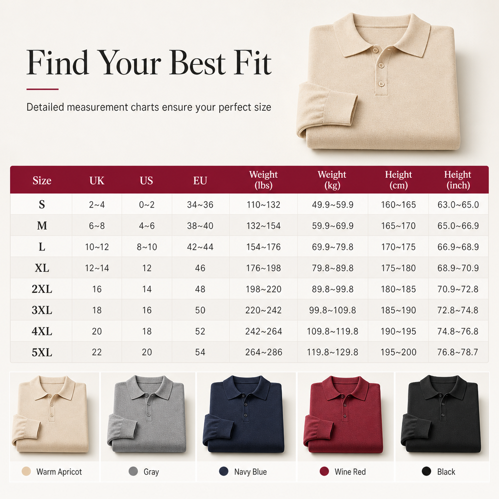 🧶 Clean Solid Look, Easy Layered Comfort | Men's Solid Color Long Sleeve Knit Shirt Pullover Sweater