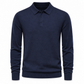 🧶 Clean Solid Look, Easy Layered Comfort | Men's Solid Color Long Sleeve Knit Shirt Pullover Sweater