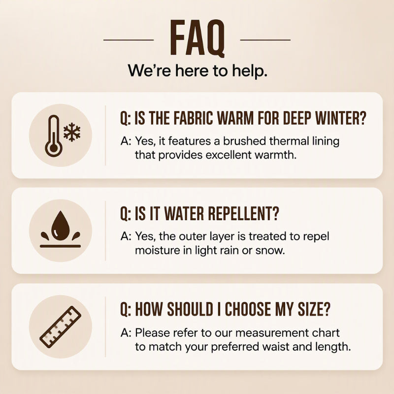 👖 Toasty Lined Warmth, Stay-Dry Storage | Men's Plush-Lined Waterproof Cargo Pants