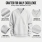 Men's Casual Waffle Knit Sweatshirt