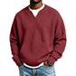 Men's Casual Waffle Knit Sweatshirt