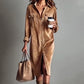 ✨ Easy Match Style, One-Piece Convenience | Women's Casual Fashion Shirt Dress