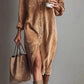 ✨ Easy Match Style, One-Piece Convenience | Women's Casual Fashion Shirt Dress