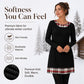 👗 Eye-Catching Pattern Mix, Soft Everyday Comfort | Women's Casual Plaid Patchwork Knit Dress