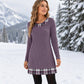 👗 Eye-Catching Pattern Mix, Soft Everyday Comfort | Women's Casual Plaid Patchwork Knit Dress