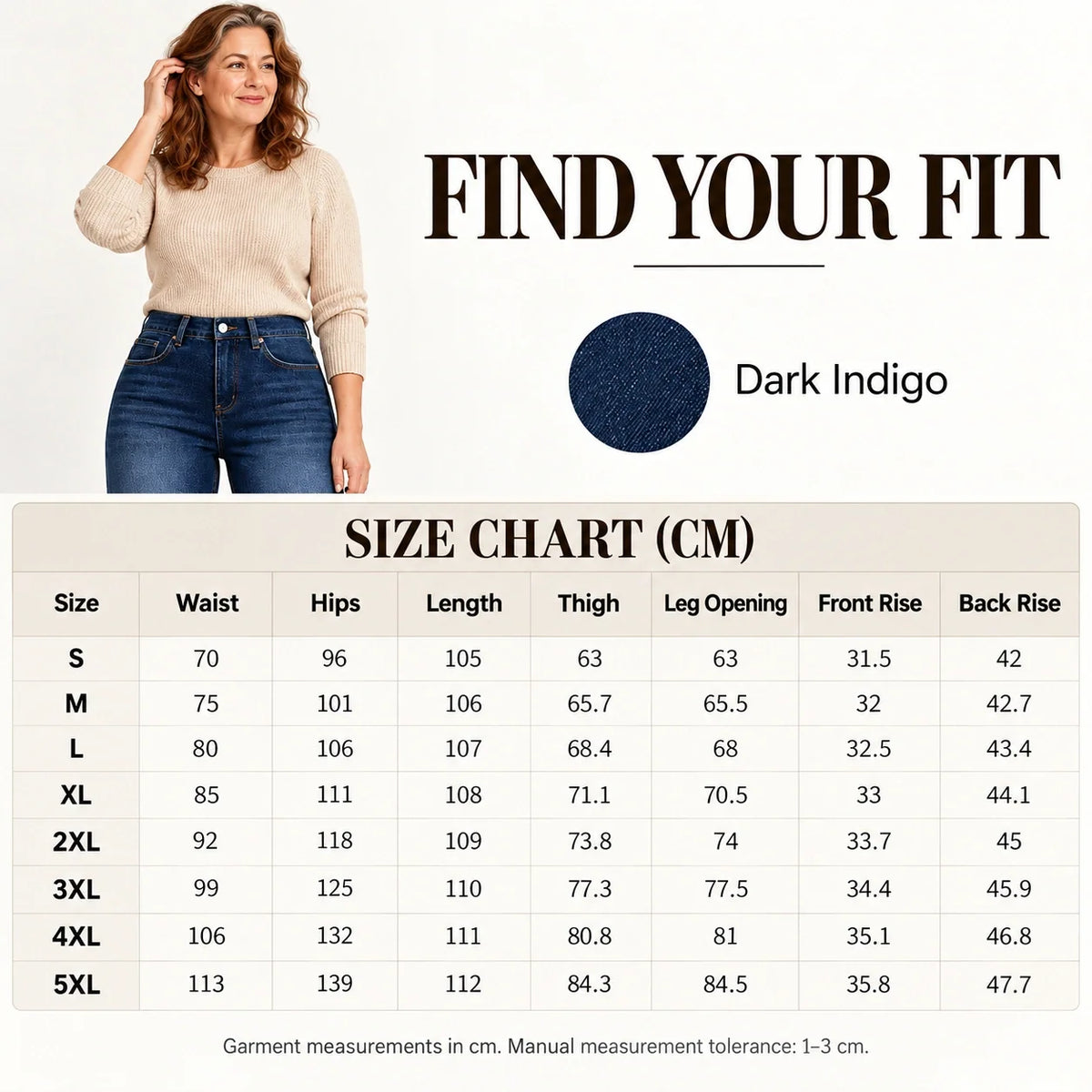 Women's High Waist Thermal Wide-Leg Jeans