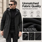Men's Mid-Length Hooded Trench Coat