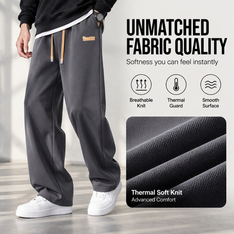 Men's Winter Thermal Straight Leg Pants