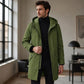 Men's Mid-Length Hooded Trench Coat