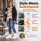 Women's Warm Plush-Lined Martin Boots