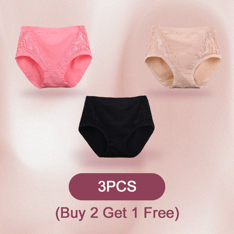 🌸Hot Sale 50% OFF💖Plus Size High Waist Leak Proof Cotton Panties-Everyday Comfort, Extra Peace of Mind