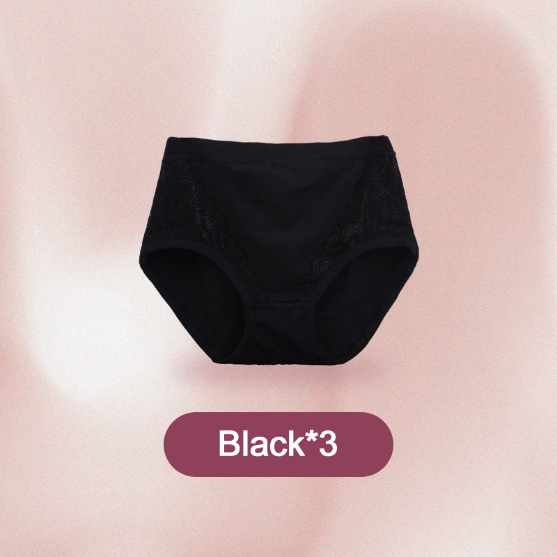 🌸Hot Sale 50% OFF💖Plus Size High Waist Leak Proof Cotton Panties-Everyday Comfort, Extra Peace of Mind