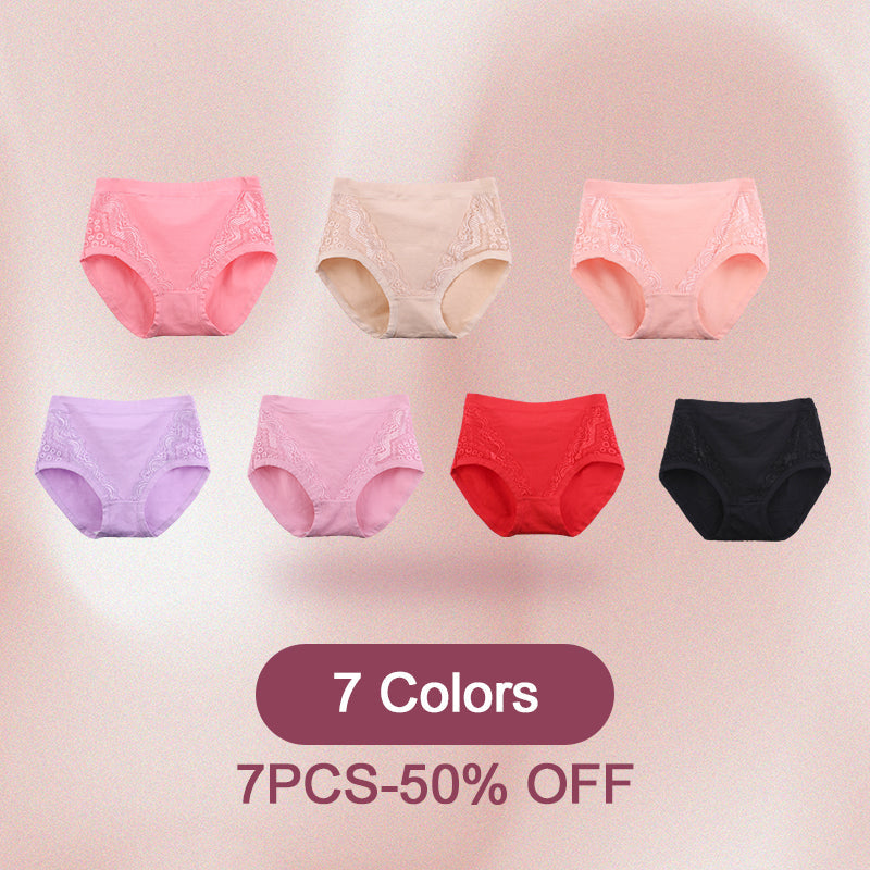🌸Hot Sale 50% OFF💖Plus Size High Waist Leak Proof Cotton Panties-Everyday Comfort, Extra Peace of Mind